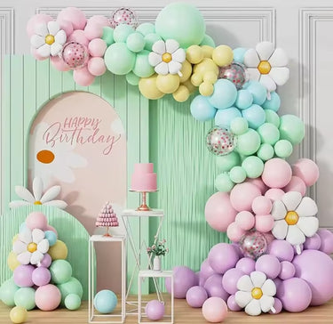 Translation missing: en.Pastel Daisy Balloon Package