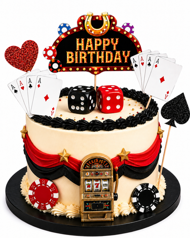 Translation missing: en.Jackpot Cake Topper