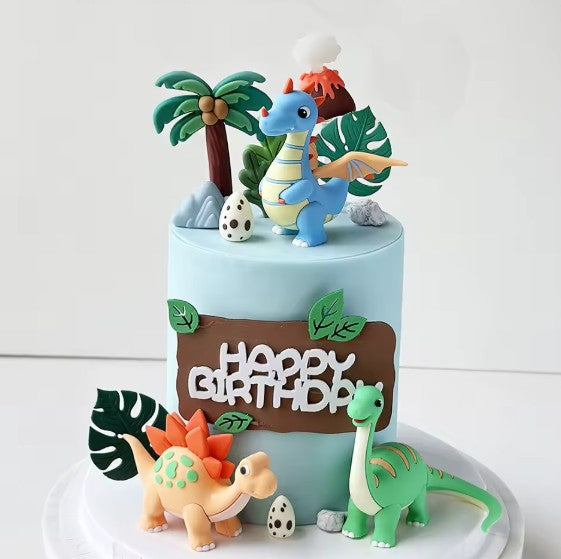 Dino and friends Cake Topper
