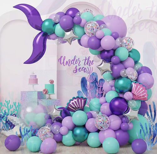 Mermaid Party Kit- Purple