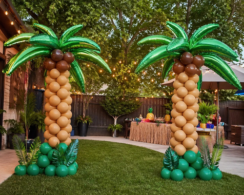Palm Tree Balloon Column